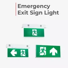 Emergency Exit Sign Lighting