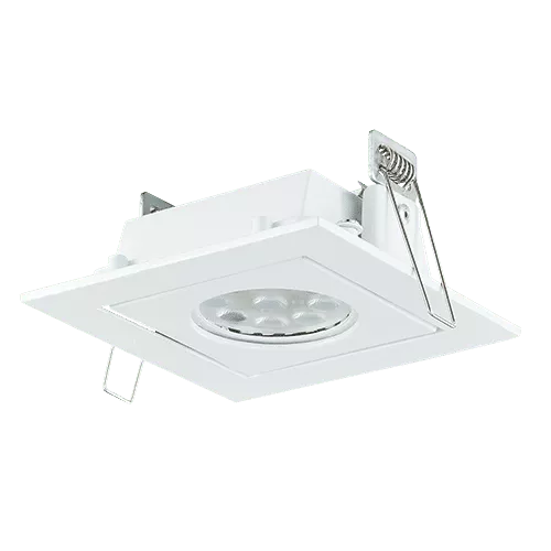 โคมไฟดาวน์ไลท์ Downlight ชนิดโคมไฟฝังฝ้า ทรงสี่เหลี่ยม